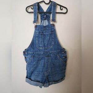 Gap Blue Denim Overalls Womens Size SP